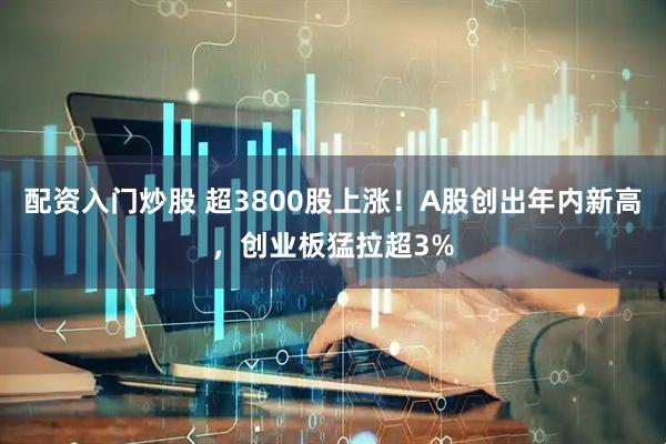 配资入门炒股 超3800股上涨！A股创出年内新高，创业板猛拉超3%